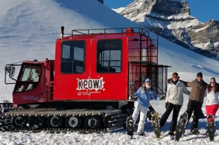 Snowcat Snowshoe Teambuilding Adventure in Canadian Rockies
