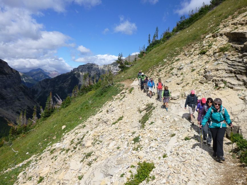 Guided hiking in Waterton National Park