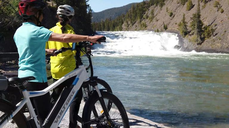 Bow Falls by eBike